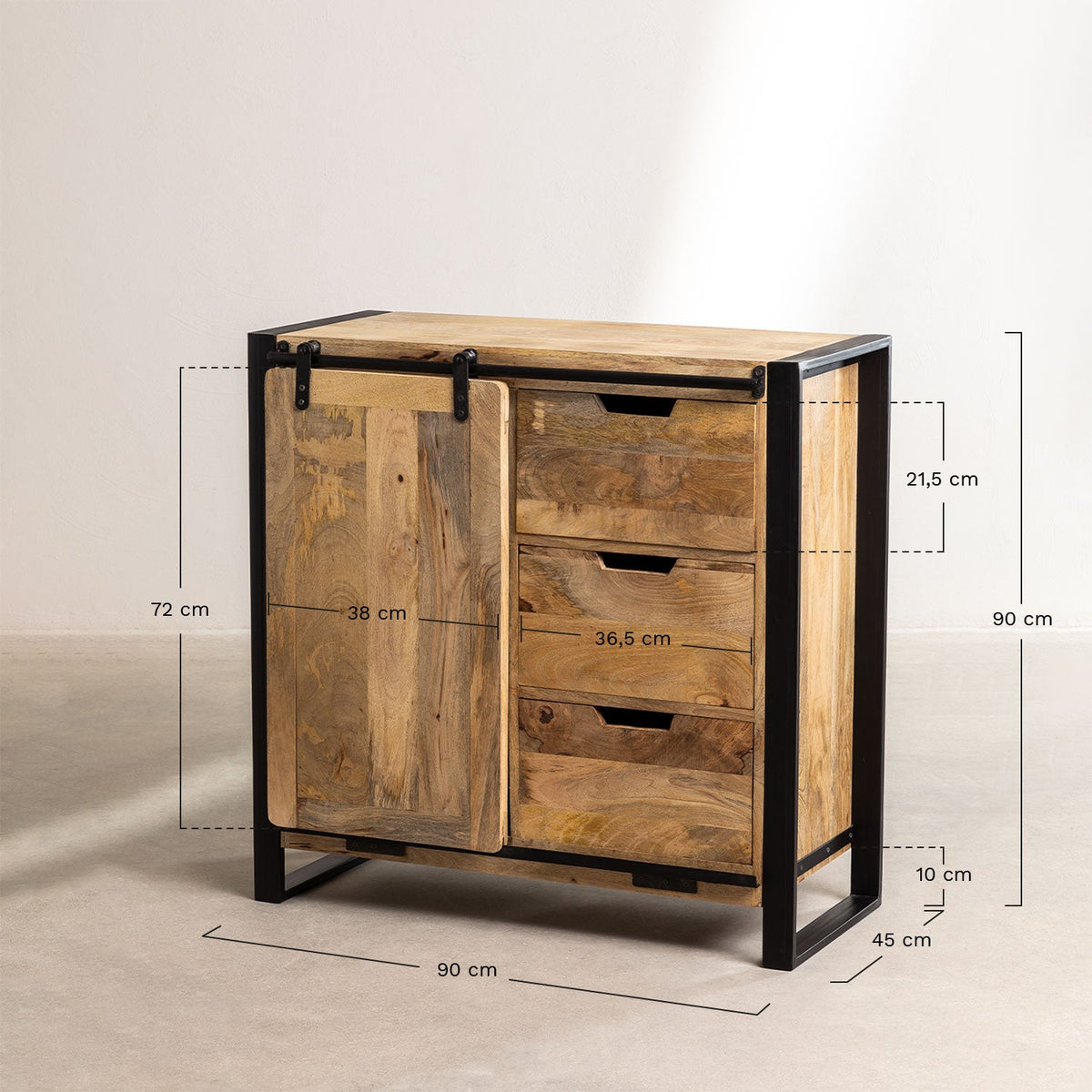 Mango Wood Sideboard Kiefer