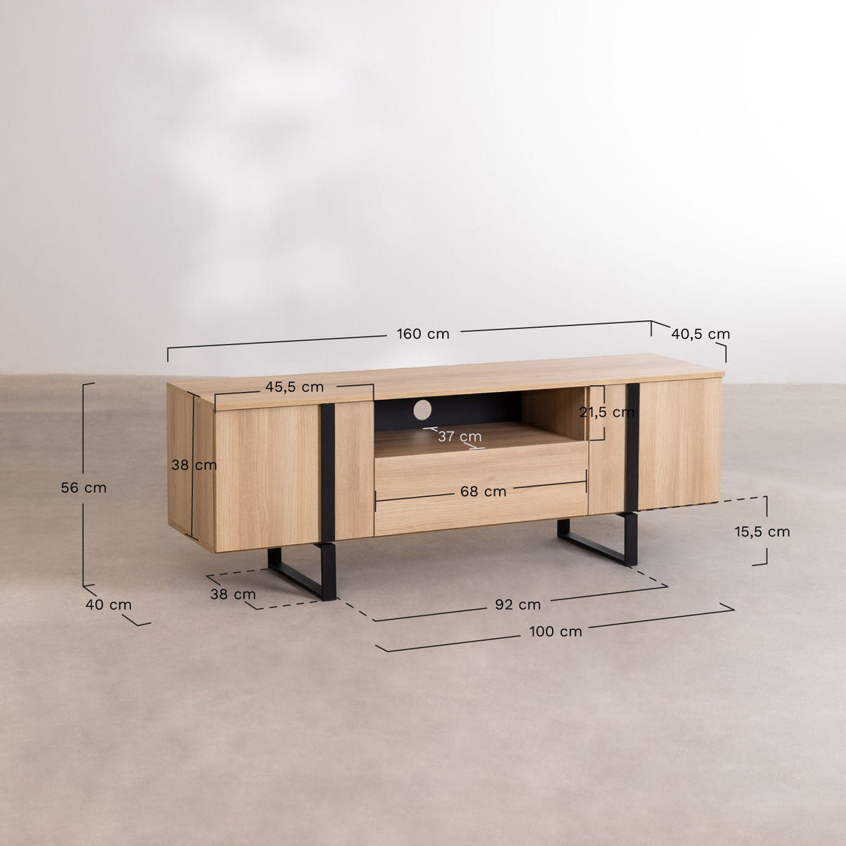 Wooden TV Cabinet Roxer