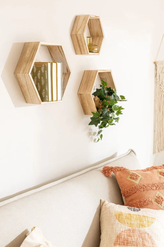 Set of 3 Wall Shelves Mijali