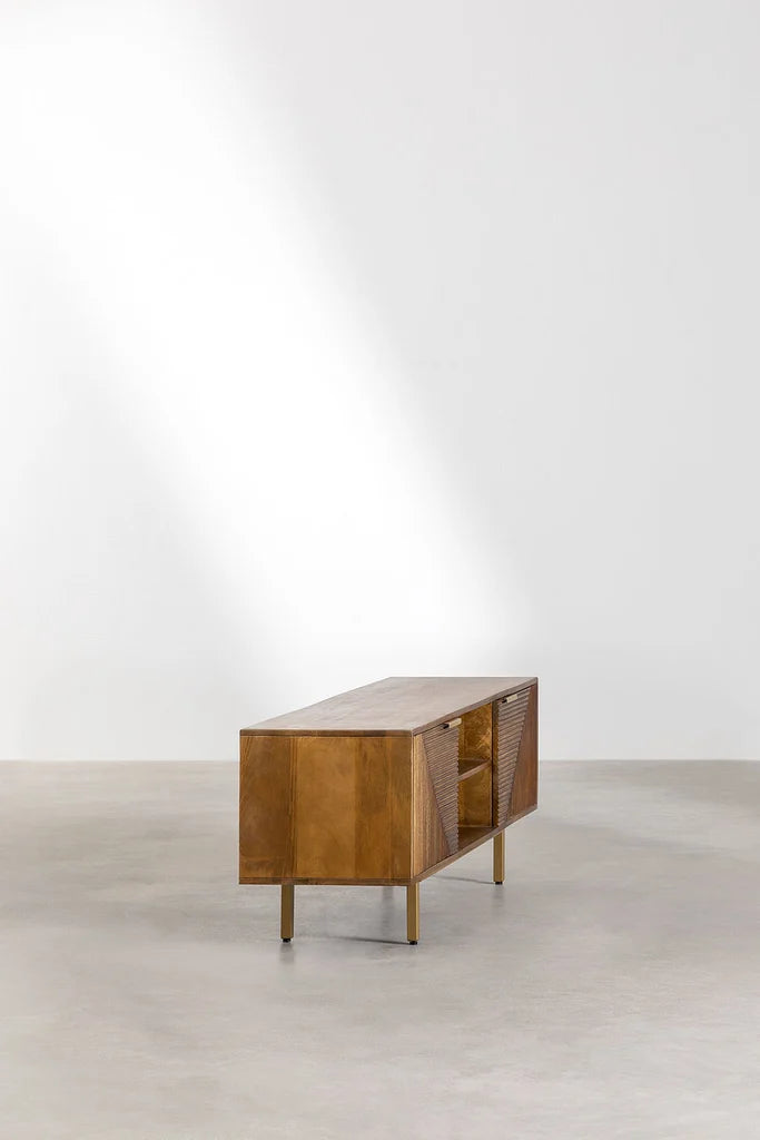 Tv cabinet in Mango Wood Baty